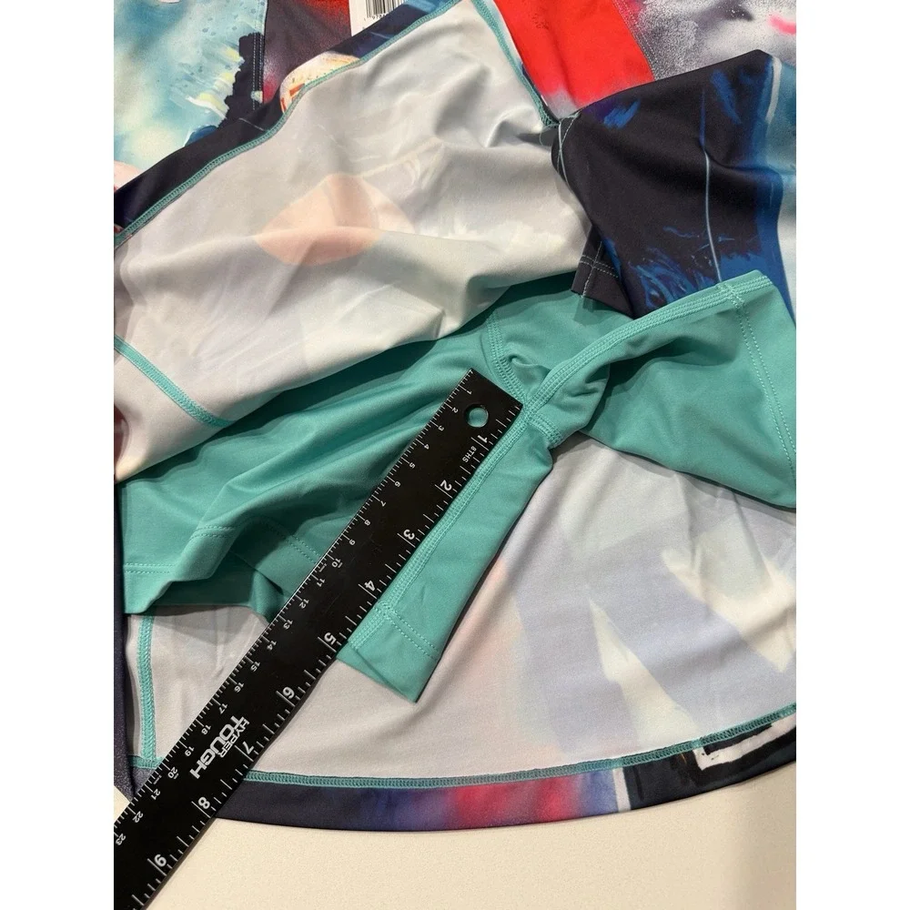 Jordan Printed Knit Skort HJ0073-100 Multicolor Womens M NWT